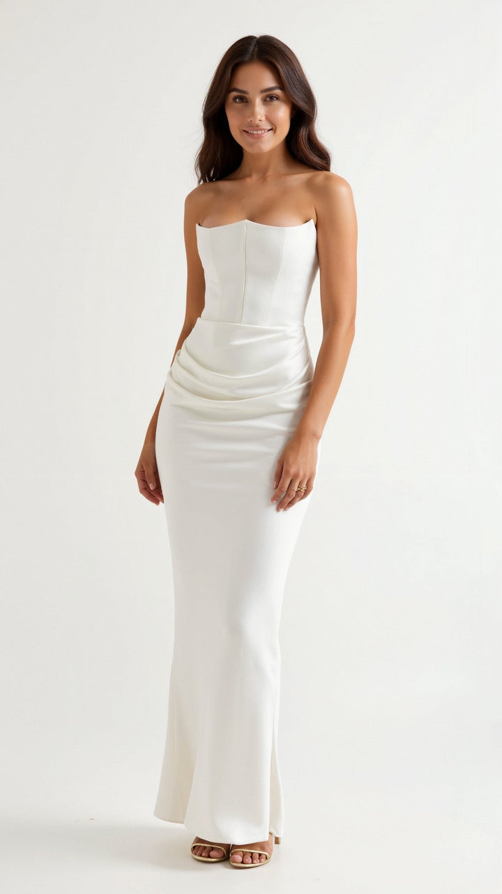 Alice | Women Wedding Guest Column Maxi Dress