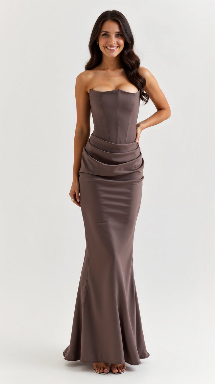 Alice | Women Wedding Guest Column Maxi Dress