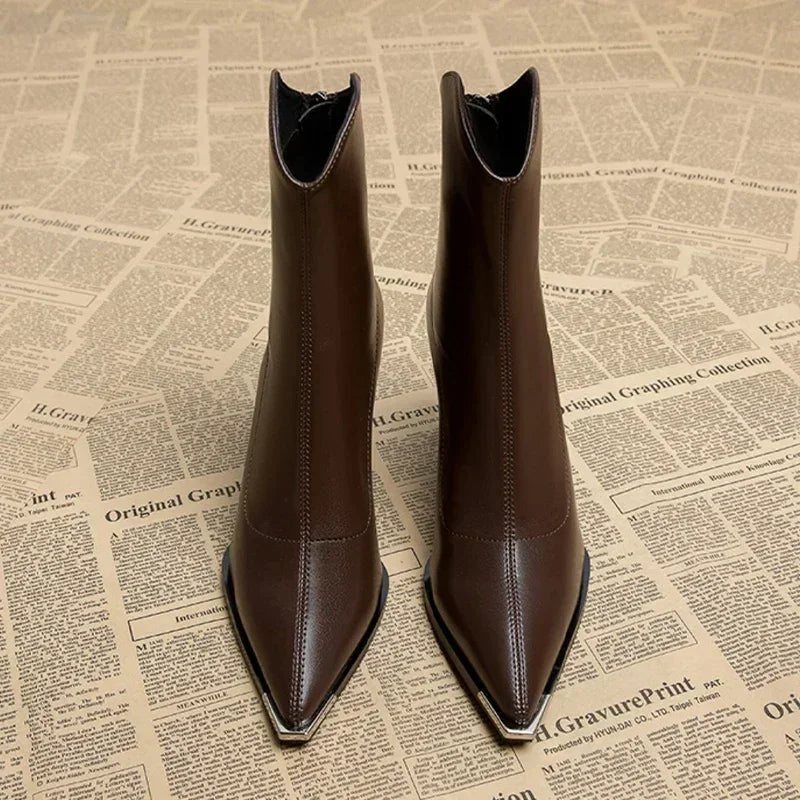 Celeste | Chrome Tip Boots