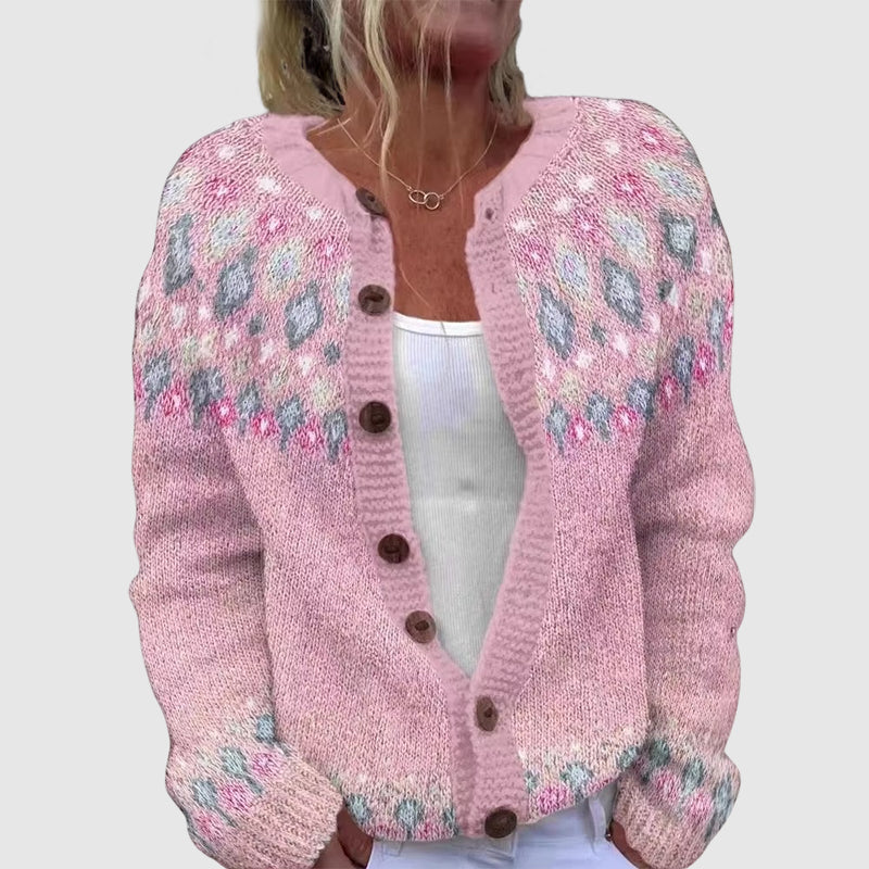 Valentina Rossi Nordic Warm Knit Cardigan