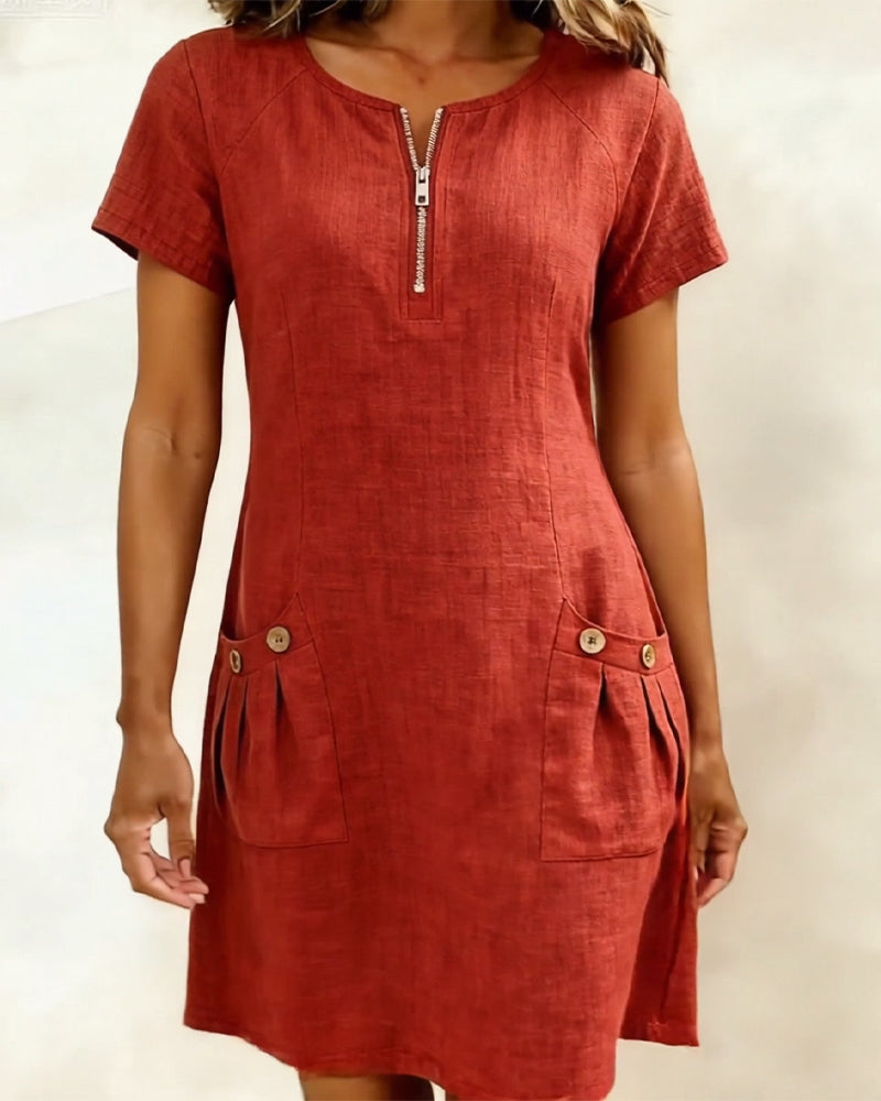 LINA™ | ELEGANT A-LINE DRESS